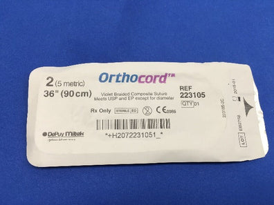 Orthocord 223105 Violet braided 2 36